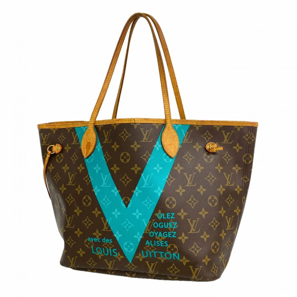 Louis Vuitton Handbags - LOUIS VUITTON Brown Monogram Neverfull MM Tote Bag